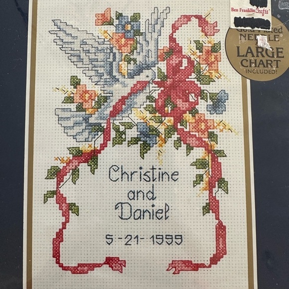Bucilla Wedding Memories Counted Cross Stitch NWT #42013 - Picture 3 of 5